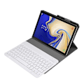 Pikkukuva 3 / 5: Irrotettava Bluetooth-näppäimistö PU-nahkainen suojakotelo jalustalla Samsung Galaxy Tab A 10.5 (2018) T590 T595 -malleille Gold