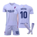 Pikkukuva 1 / 2: 21-22 Barcelonan vieraspeli nro 10 Messi nro 25 Aubameyang nro 21 De Jong 9 Depay-paita NO.10 MESSI XS