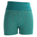 Miniatyrbilde 2 av 5: Booty Shorts Høy Midje Yoga Shorts Elastisk Midje Løping Gym Trening Sykkelshorts for KvinnerL