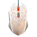 Miniatyrbilde 1 av 3: Gaming Mus Kablet, USB Optisk Datamus Med RGB Bakgrunnsbelysning, 4 Justerbare DPI Ergonomisk Gamer Laptop Mus - Hvit