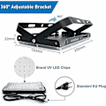 Miniatyrbillede 4 af 5: 2 stk. 100W UV LED Floodlight Sort Lys IP65 Vandafvisende, Ultraviolet LED Lampe, Effektbelysning Til Akvarium, Fest, Neonmaling, Fluorescerende Poster