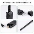 Miniatyrbilde 5 av 5: AR9271 802.11N 150Mbps Trådløs USB WiFi Adapter + 6DBi WiFi Antenne Nettverksadapter for Windows 7/8/10/