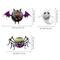 Pikkukuva 2 / 5: Halloween Aavepaperilyhdyt 3D Taitettavat Hunajakennolyhtykoristeet bd