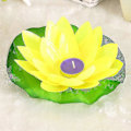 Miniatyrbillede 5 af 5: 10 Stykker Lotus Flydende Lanterner Flydende Lys Lys Kunstfærdige Flydende Farverige Lotus Med Ægte Lys Pool Lys Flyde Til Have Bryllupper Ho