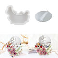 Miniatyrbillede 5 af 5: Makeup Spejl Epoxy Silikoneform Krystal Irregulær Geometri Form Med Linse-fg