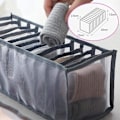 Miniatyrbillede 2 af 5: Opbevaringsboks til undertøj, foldbar garderobeopbevaringsorganisator skuffe