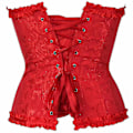 Pikkukuva 2 / 2: Tflycq Sexy Corsets Mekot naisille Plus Size -asu Overbust Burlesque korsetti ja minihame Set Tutu Corselet red L