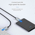 Pikkukuva 5 / 5: Ulkoinen kiintolevyn kaapeli USB Micro-B HDD-kaapeli Micro-B datakaapeli SSD Sata -kaapeli kiintolevylle Micro-B USB3.0, 0,5M Edition d
