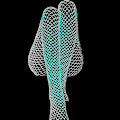 Miniatyrbild 1 av 3: Självlysande Glödande Fisknätsstrumpor Självlysande Fisknätsstrumpbyxor Leggings-r