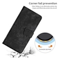 Miniatyrbild 5 av 5: Kompatibelt för Samsung Galaxy A34 5G Ställ Plånboksfodral PU Läder Skin-touch Fjäril Tryckt Skal Black