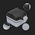 Pikkukuva 5 / 5: Ulkokäyttöön Tarkoitettu Kaksoispistorasia USB:llä, Vedenpitävä, Kestävä, Sähköpistorasia Seinäkotelolla (yksittäinen) TY