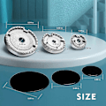 Miniatyrbild 3 av 5: Spishatt Set Spislock Uppgraderad, Ugn Gasspis Brännare Kronlock, Gasbrännarlock Passar De Flesta Gasspisar