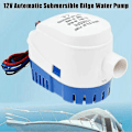 Miniatyrbilde 3 av 5: 12v 1100gph Båt Automatisk Lensevannpumpe Rv Auto Senkbar Pumpe