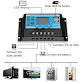Miniatyrbillede 3 af 5: 300w 12v Solpanel Kit Batterilader 300 Watt 12 Volt Off Grid System Med 10a-60a Controller