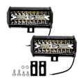 Miniatyrbilde 1 av 3: 2x 7 tommer 800w Led Arbeidslys Bar Flom Lysbilde Combo Offroad Suv