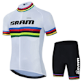 Pikkukuva 1 / 5: SRAM Miesten Pyöräilyvaatteet Kesä Miesten Setit 2023 Mtb Set Urheiluvaatteet Shortsit Univormu Jersey Housut Mies Vaatteet Paita Ruokalappu Army Green 4XL