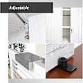 Miniatyrbillede 4 af 5: Nylon Øvre Guide Olive, 2 Rulleenheder til Skydedør, Fastgørelse med Gevindstang, Olive eller Guiderulle (40x60MM2stk)
