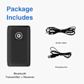 Pikkukuva 5 / 5: Bluetooth 5.0 Lähetin ja Vastaanotin, 2-in-1 3.5mm Langaton Audioadapteri, aptX Matala Latenssi, TV/Kuulokkeet/PC/Kotistereo/Kaiuttimet