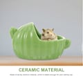 Miniatyrbillede 2 af 4: Keramisk Hamster Badekar Marsvin Badeværelse Lille Hamster Badesand Rum