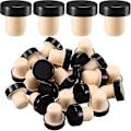 Miniatyrbillede 1 af 2: T-formet Prop Genanvendelig Vinflaskeprop Forseglingsprop Sort 24 stk