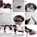 Miniatyrbillede 5 af 5: Comkit 19 cm Lang Høj Hæl Sko Form Chokoladeform, 3D Stereo Polycarbonat Chokolade Fondant Slik Kage Gelé Dekoration Støbeform