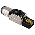 Miniatyrbilde 2 av 2: RJ45-kontakt Cat8 Ethernet-kabelende Krymp Ethernet-kabel Modulær Pluggkontakt