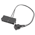 Miniatyrbillede 1 af 5: 24 Pin Hun ATX PSU Strømforsyning Starter Tester Start Op Jumper ON OFF Switch Kabel 18AWG 30CM