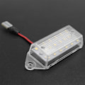 Miniatyrbilde 2 av 5: 2 stk. feilfrie LED-skiltlys 18SMD hvite LED-nummerskiltlys for X 2003-2017