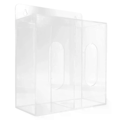 Miniatyrbild 1 av 5: Väggmonterad Mask Handske Organiserare Akryl Förvaringslåda Dispenser Hållare Lab Glasögon Väskor Fodral Tillbehör Handskar Behållare