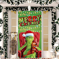 Miniatyrbilde 5 av 5: Juledekorasjon for dør - Merry Grinchmas Font - Veranda Skilt - Vinter - Nyttår - Jul - Julepynt og -tilbehør til hjemmet
