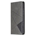 Miniatyrbild 2 av 5: Geometriskt Mönster Ställ Läder Korthållare Fodral Kompatibelt För Xiaomi Redmi Note 8 Pro Grey