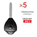 Pikkukuva 4 / 5: KEYDIY B05-3 Kaukosäädin Auton Avain Universaali 3 Painiketta Tyyliin KD900/-X2 MINI/ URG200 Ohjelmalle