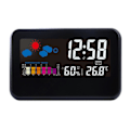Miniatyrbillede 2 af 5: LCD Digital Vækkeur Bord Elektronisk Skrivebordsure Lyd Vækning til Tidsprojektorer Snooze Funktion til Hjemmet