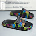 Miniatyrbild 5 av 5: Tofflor herr ytterkläder sommar sport kokos stepping bajs känsla halkfri mjuk sula flipflops utomhus strand tjock sula sandal 2025white 39-40