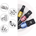 Miniatyrbillede 4 af 5: Topholder Adapter 1/4\" 3/8\" 1/2\" Topholder Adapter Til Slagnøgle Topholder Adapter Slagnøgle Boremaskine Top Sæt Af Farvet Ex