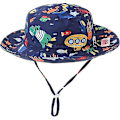 Pikkukuva 3 / 5: Home Prefer Lasten UPF57+ Safari-Aurinkolippis Hengittävä Bucket Hat Kesäpelilippis