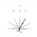 Miniatyrbilde 4 av 5: Overhead Ramme + 26cm Ringlys + Robotarm + Mobiltelefon Skrivebordsbrakett Lazy Overhead Shooting Brakett Fyllelys