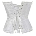Pikkukuva 2 / 2: Tflycq Sexy Corsets Mekot naisille Plus Size -asu Overbust Burlesque korsetti ja minihame Set Tutu Corselet white 3XL