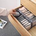 Miniatyrbillede 5 af 5: Opbevaringsboks til undertøj, foldbar garderobeopbevaringsorganisator skuffe