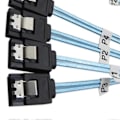 Miniatyrbilde 3 av 5: 2 stk 4x SATA til SATA kabel 4 porter/sett Data kabel 7 pin SATA kabel 6gbps SATA til SATA HDD kabel Cor