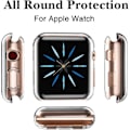 Pikkukuva 2 / 5: Apple Watch -kotelo 40 mm Series 6 Series 5 -sarjalle näytönsuojalla, 3 kpl pehmeää TPU erittäin ohutta suojusta, joka suojaa iWatch Series 4 40m:lle