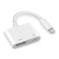 Miniatyrbilde 2 av 2: Lightning til HDMI Digital TV AV Adapter Kabel for Apple iPhone iPad 5 6 7 8 Plus X Betterlifefg