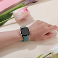 Miniatyrbilde 5 av 5: 15 Paknings Armbånd Kompatible med Fitbit Versa 3/Fitbit Sense Armbånd, Mykt Erstatningsarmbånd for Fitbit Sense/Versa 3 Armbånd Kvinner, Fleksibelt Vanntett