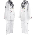 Miniatyrbild 3 av 5: Kokichi Oma Cosplay Outfit Skoluniform Halloween kostym Hat in black and white One Size