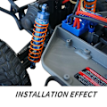 Pikkukuva 2 / 5: Metalliset etu- ja taka-akselit Slash Vxl 2wd Stampede Hoss 1/10 Rc-auton päivitysosat, harmaa