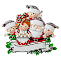 Miniatyrbilde 5 av 5: Julepynt familie juletre dekorasjon julekule julepynt no3614-ZZY