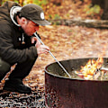 Miniatyrbild 5 av 5: 3 st Fickformat Utomhus Camping Eldverktyg Portabel Utdragbar Eldblåsrör i Rostfritt Stål