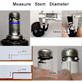 Miniatyrbilde 3 av 4: 10mm Stam Hjul Gummhjul For Stol Erstatning