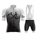 Pikkukuva 5 / 5: Set 2023 Kesä Ropa Ciclismo Miesten Polkupyörän Pyöräilyvaatteet Gradienttiväri Maastopyöräpaita Urheilupuku A18 4XL