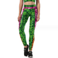 Pikkukuva 1 / 3: Naisten tytöille tarkoitetut urheiluliivit ja leggingsit, jotka tukevat joogaa Tommy Controlilla COLOR 4(LEGGINGS) XL